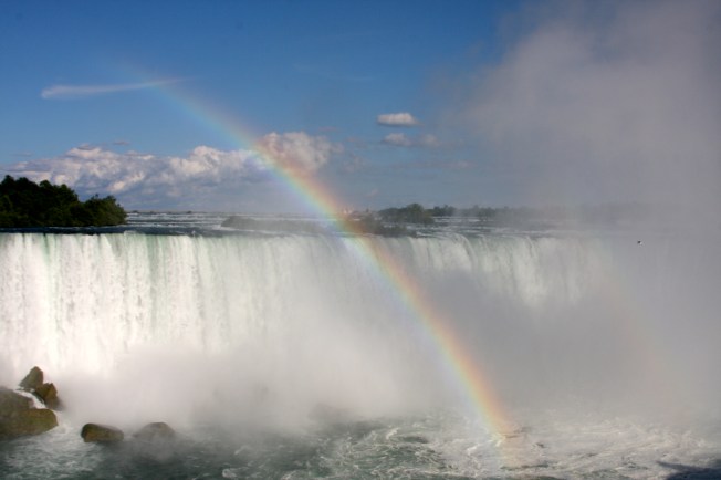 Rainbow at Niagra Falls Canada