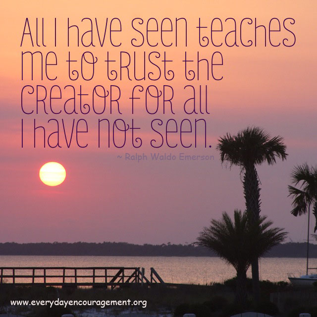 All I have seen Ralph Waldo Emerson